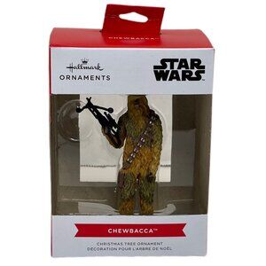 HALLMARK STAR WARS CHEWBACCA CHRISTMAS ORNAMENT 2021 NEW